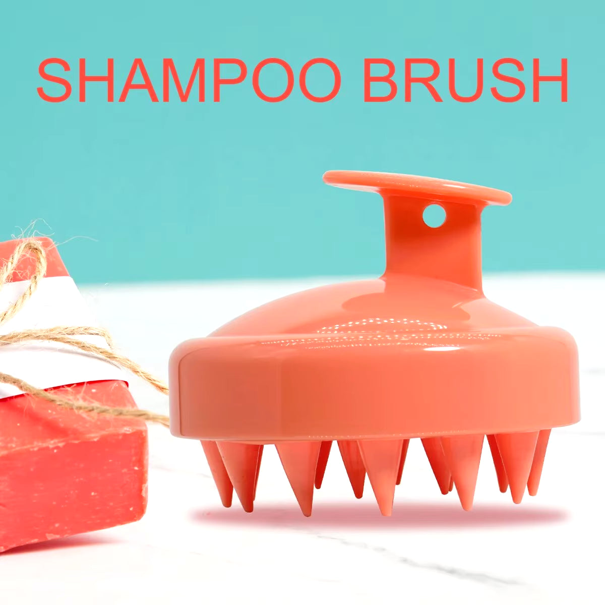 Advanced Silicone Scalp Stimulator: Professional Deep-Cleansing Massage Tool with Ergonomic Magic Handle – High-Durability Hair & Body Spa Brush