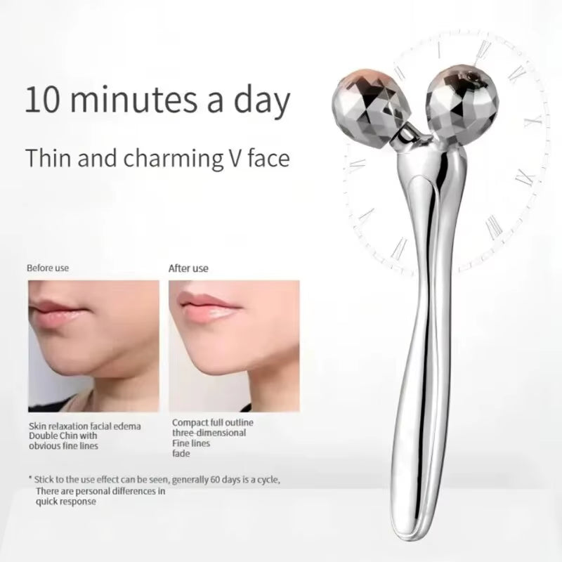 Advanced 3D Kinetic Massager: Multi-Angle Face Lifting and Full Body Recovery Tool – Precision V-Shape Design for Professional Skin Firming
