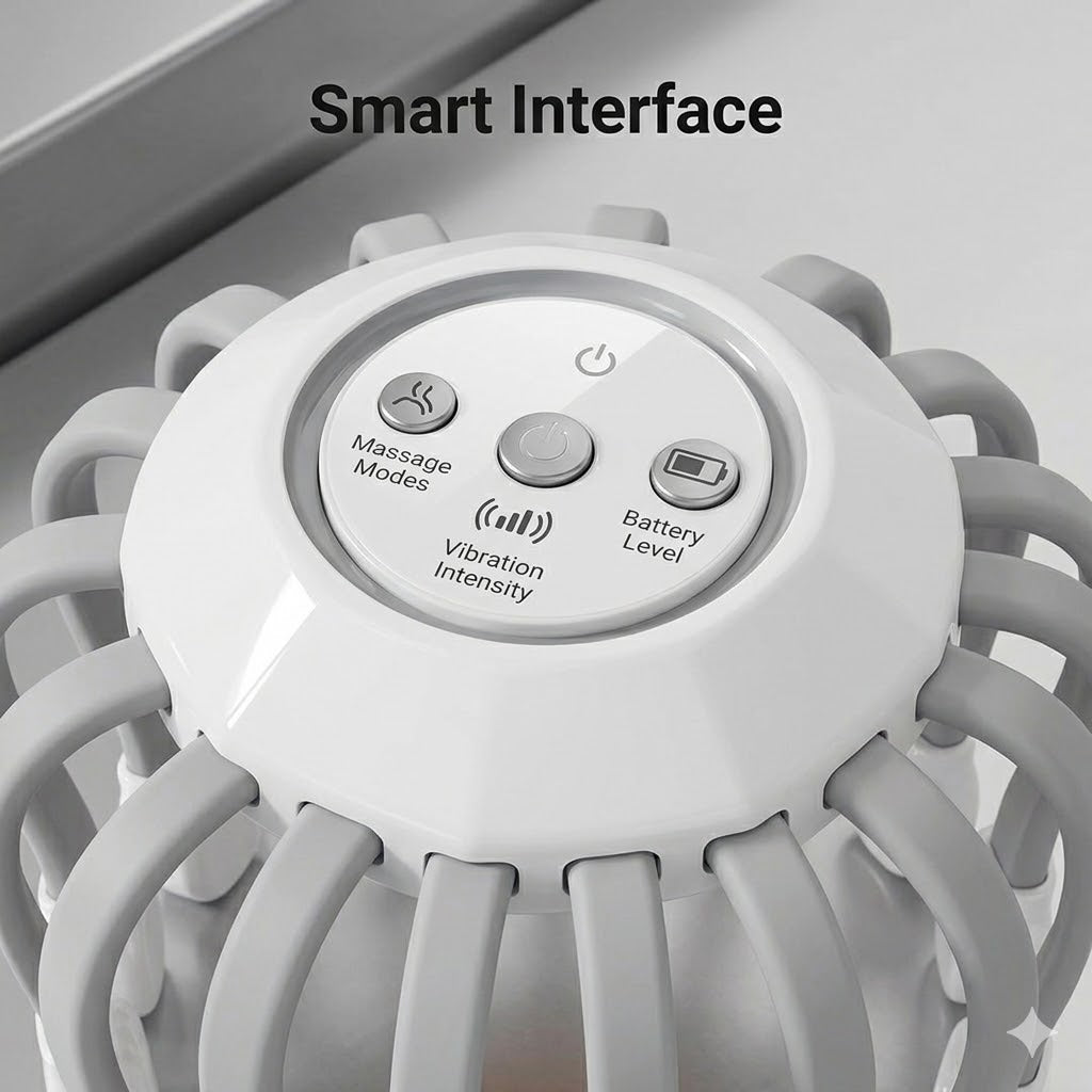 Electric Octopus Head Massager